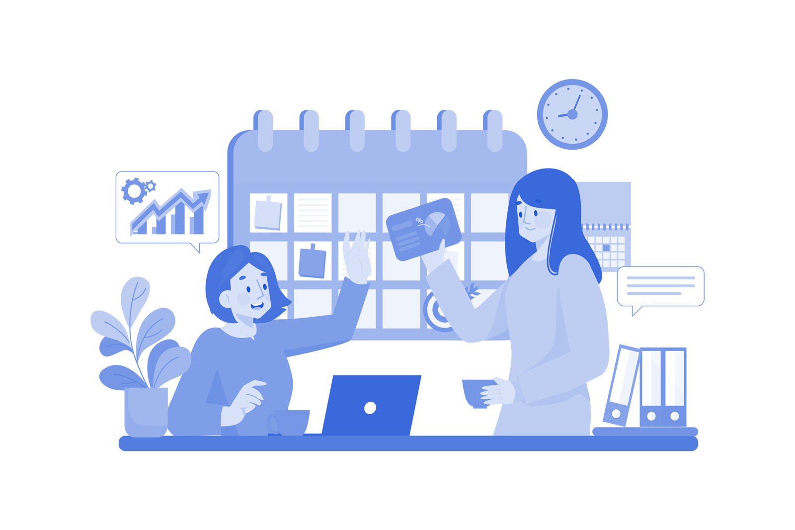 M553_Remote Work Illustration Pack 1 M553_Remote Work Illustration Pack 1