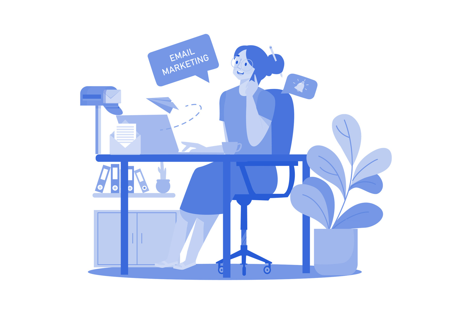 M553_Remote Work Illustration Pack 1 M553_Remote Work Illustration Pack 1