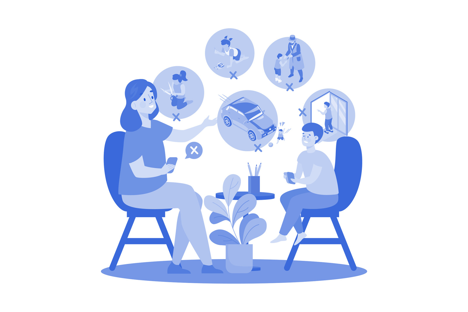 M553_Remote Work Illustration Pack 2 M553_Remote Work Illustration Pack 2