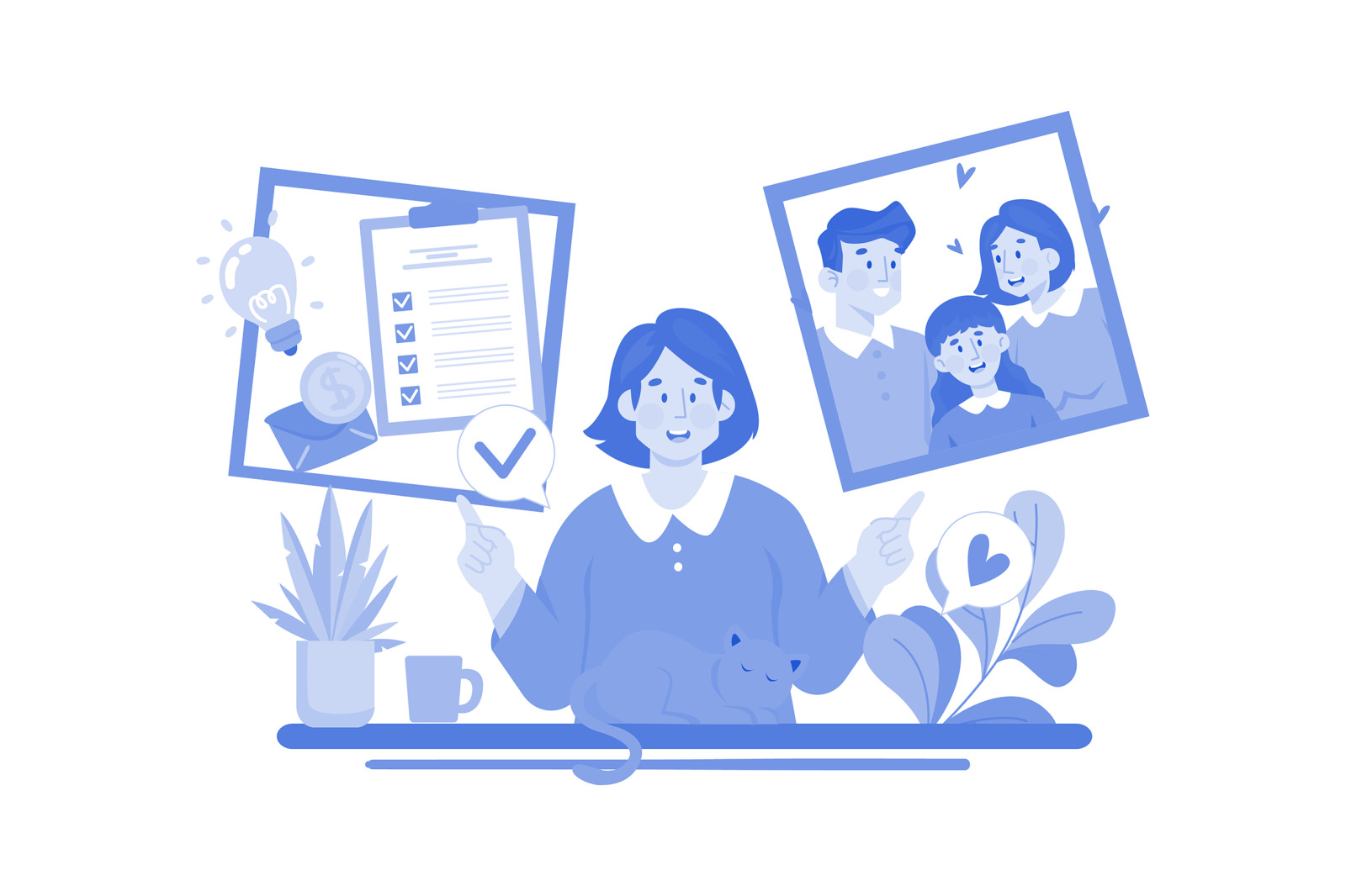M553_Remote Work Illustration Pack 2 M553_Remote Work Illustration Pack 2