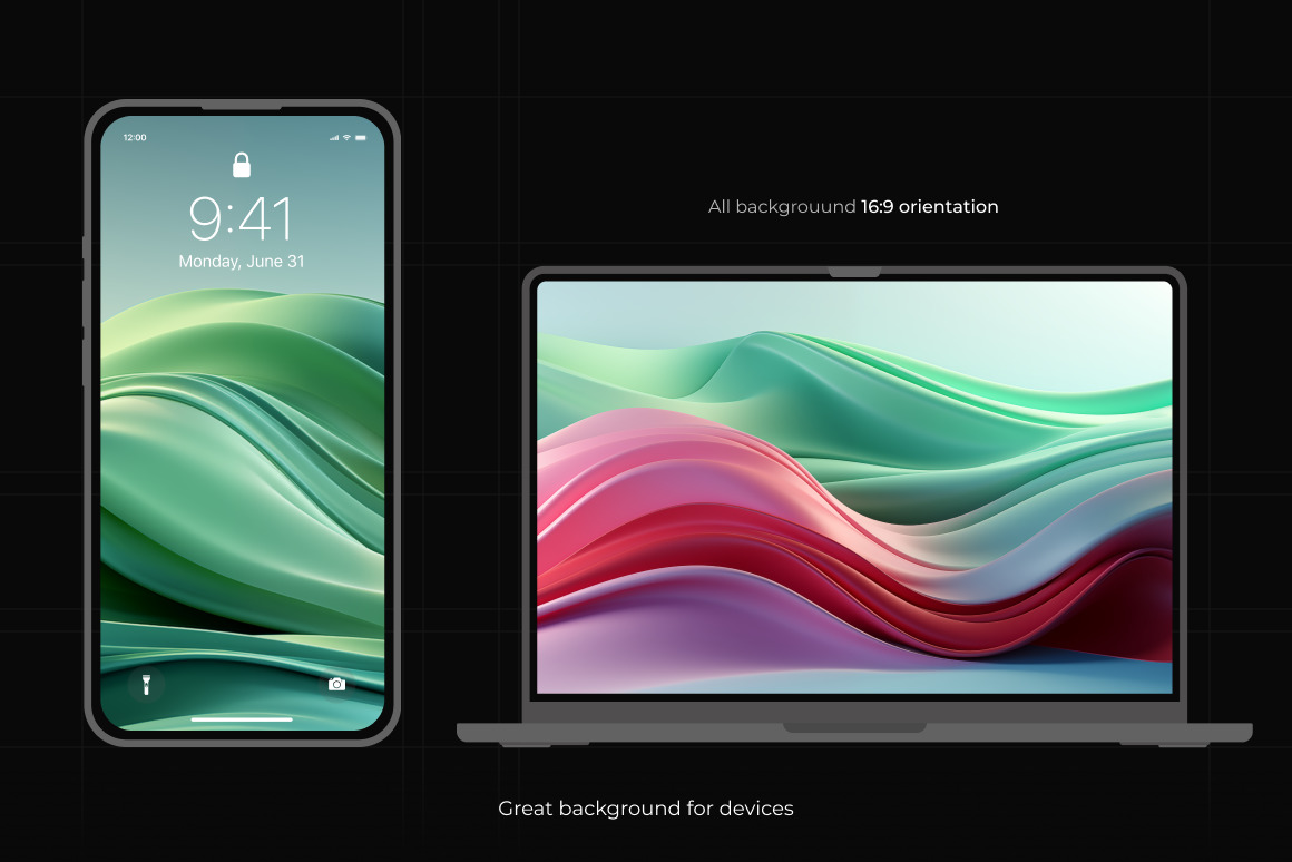 Digital Wave ❊ Background Set Digital Wave ❊ Background Set