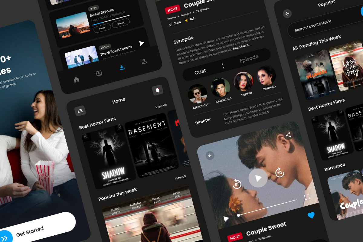 Streamify - Movie Streaming Mobile App Streamify - Movie Streaming Mobile App