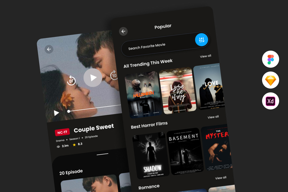 Streamify - Movie Streaming Mobile App Streamify - Movie Streaming Mobile App