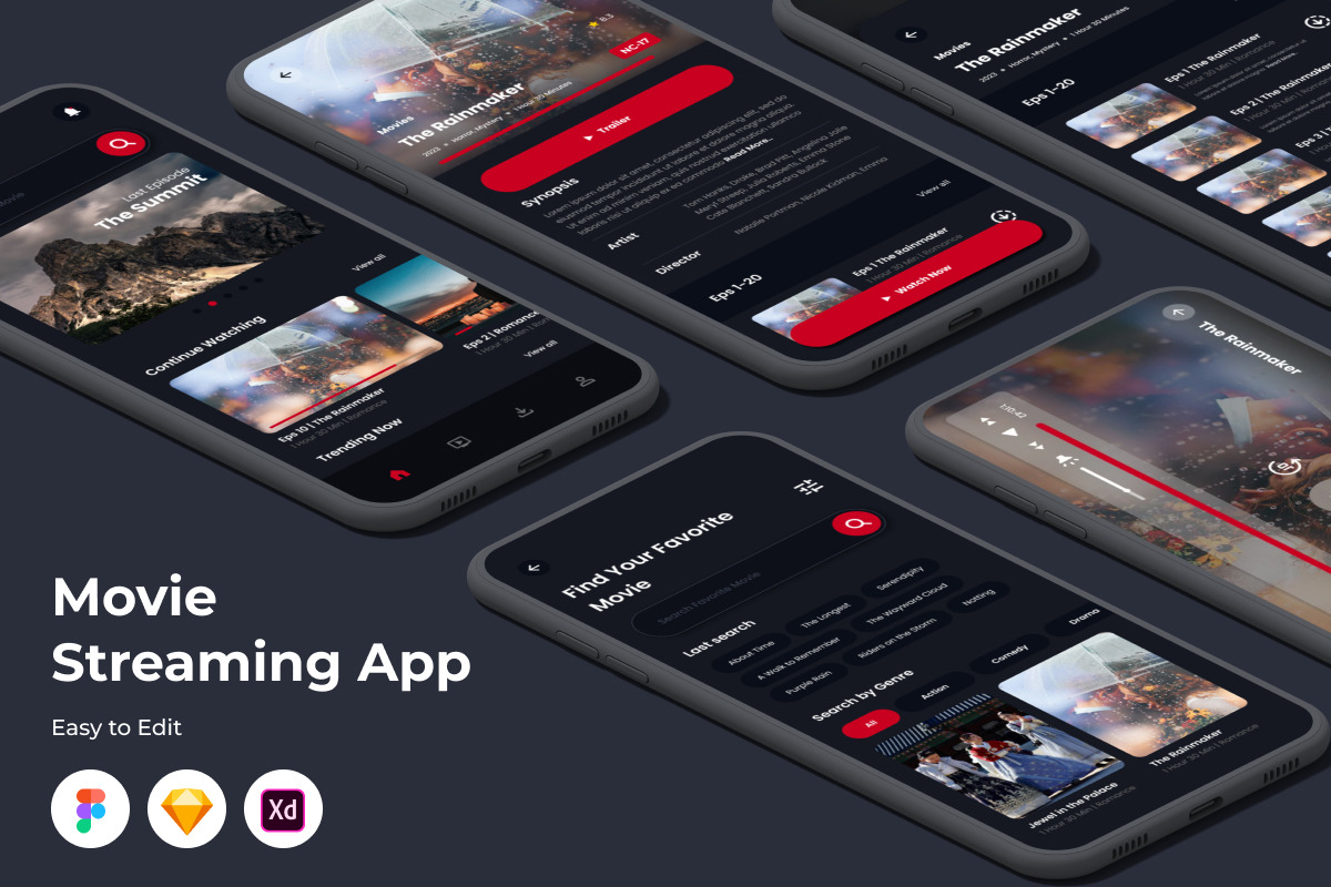 Cinemate - Movie Streaming Mobile App