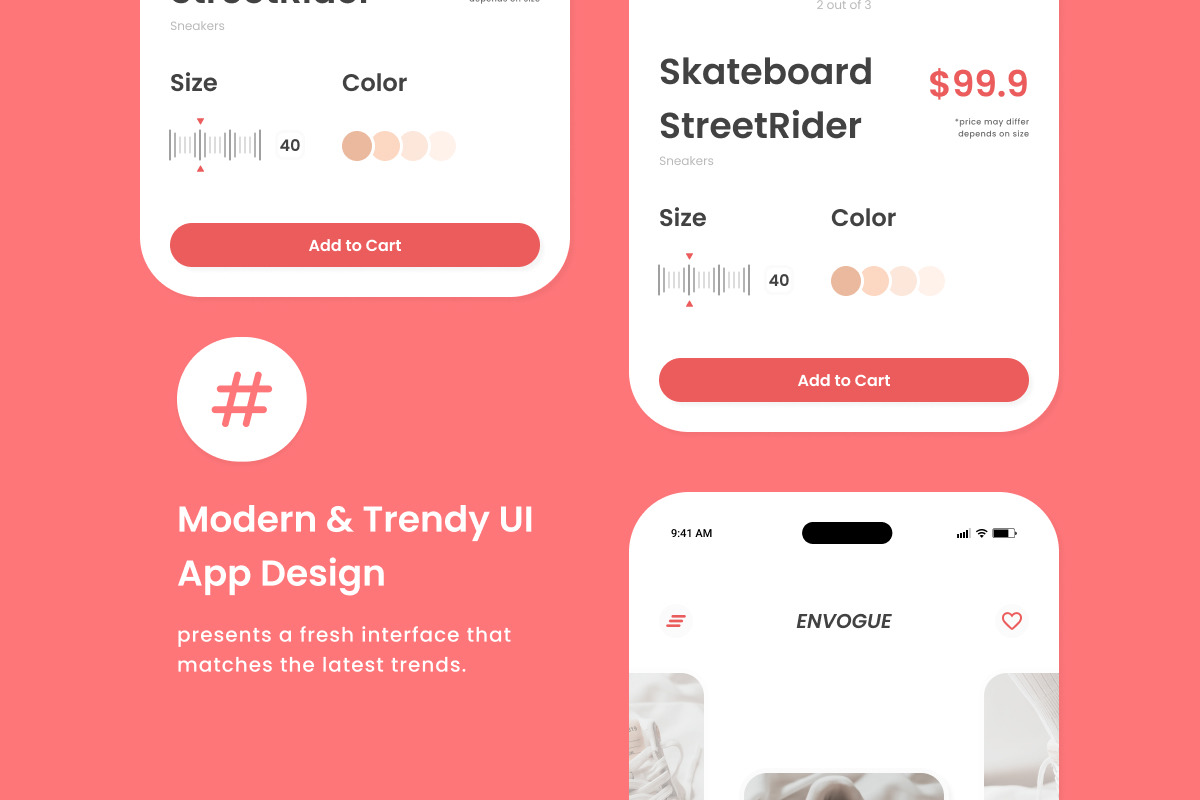 Envogue - Shoes Store Mobile App Envogue - Shoes Store Mobile App