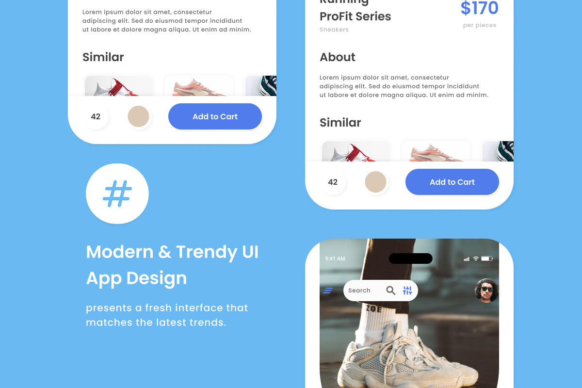 EpicStep - Shoes E-Commerce Mobile App EpicStep - Shoes E-Commerce Mobile App