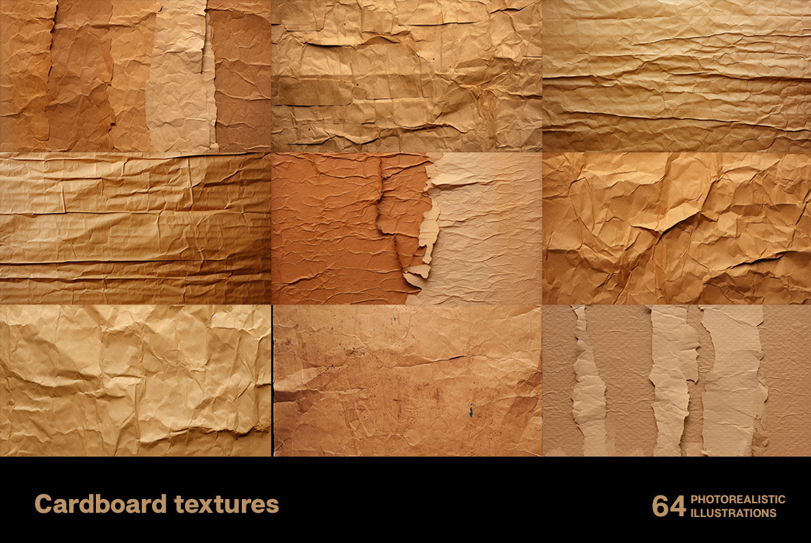 Cardboard textures Cardboard textures