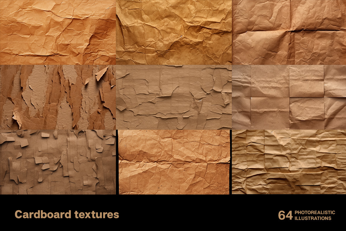 Cardboard textures Cardboard textures
