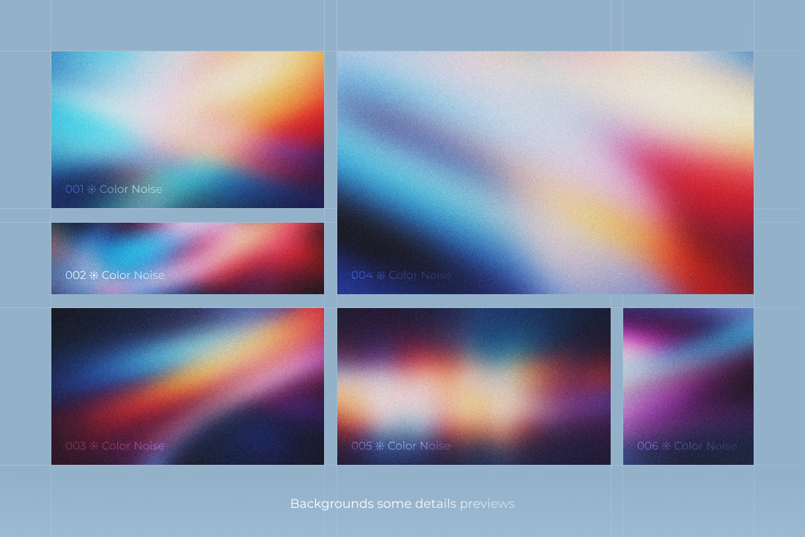Color Noise ❊ Background Set Color Noise ❊ Background Set