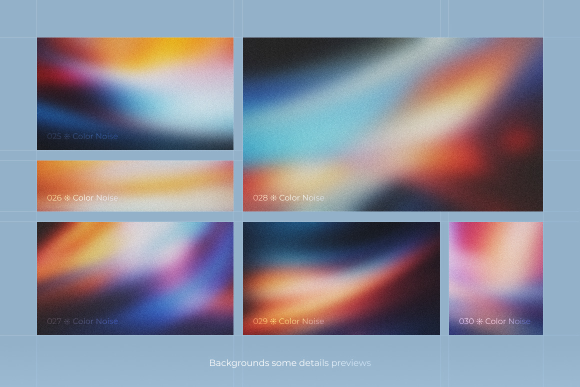 Color Noise ❊ Background Set Color Noise ❊ Background Set