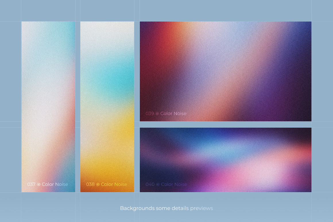 Color Noise ❊ Background Set Color Noise ❊ Background Set