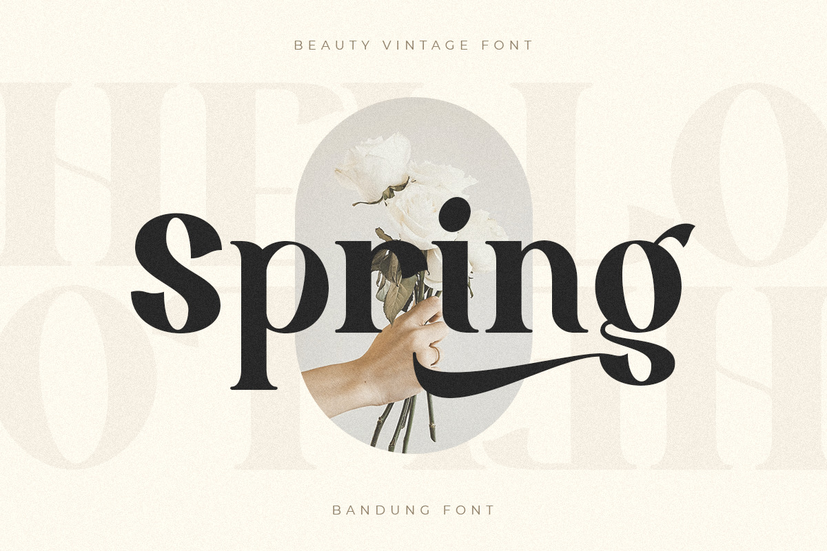 Bandung - Beauty Vintage Ligature Font Bandung - Beauty Vintage Ligature Font