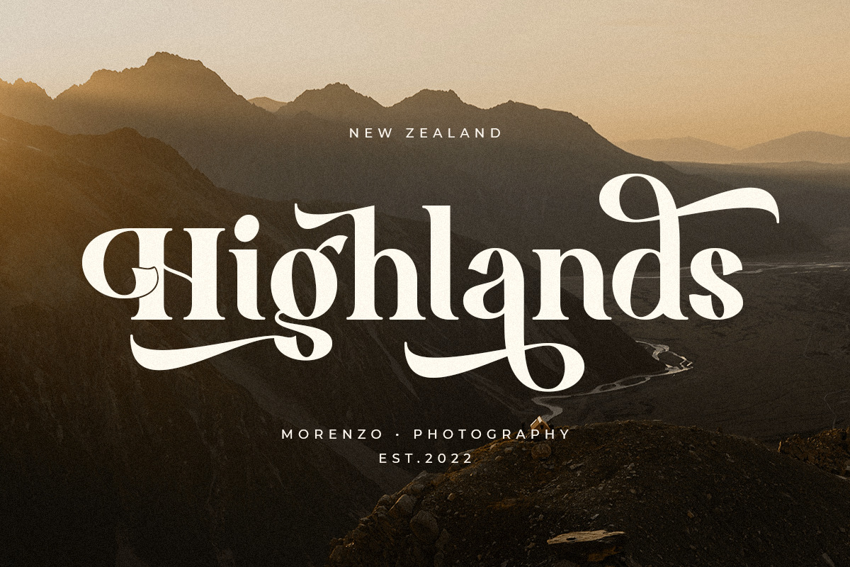 Bandung - Beauty Vintage Ligature Font Bandung - Beauty Vintage Ligature Font