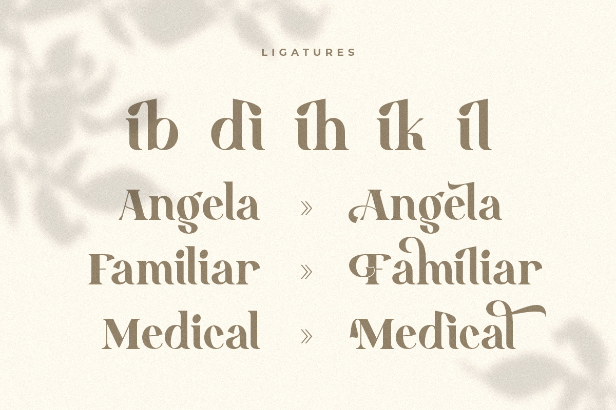 Bandung - Beauty Vintage Ligature Font