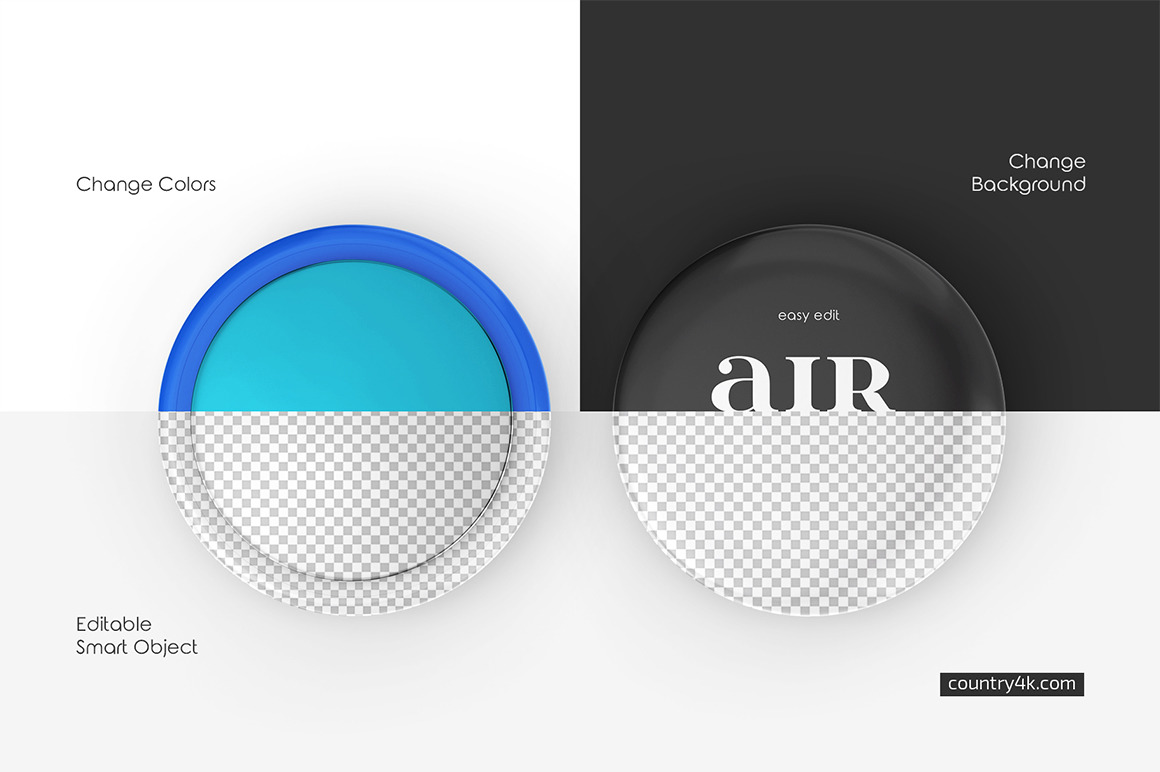 AirTags Mockup Set