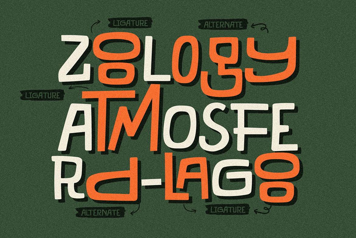 Pola Perca - Playful Tiki Font