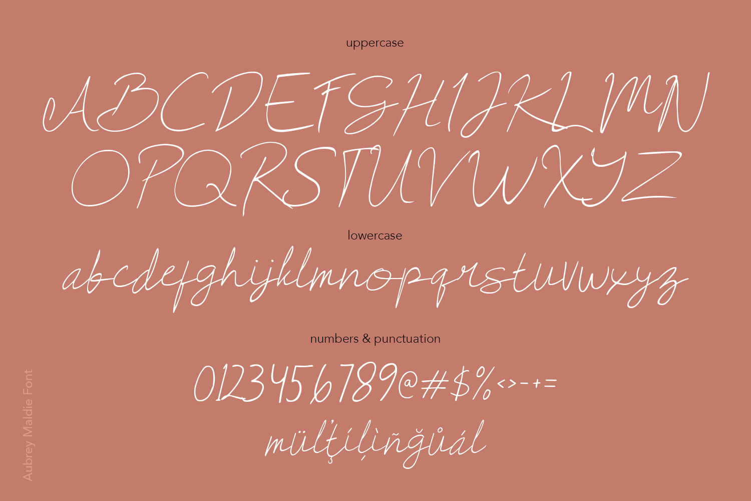 Aubrey Maldie Font Aubrey Maldie Font