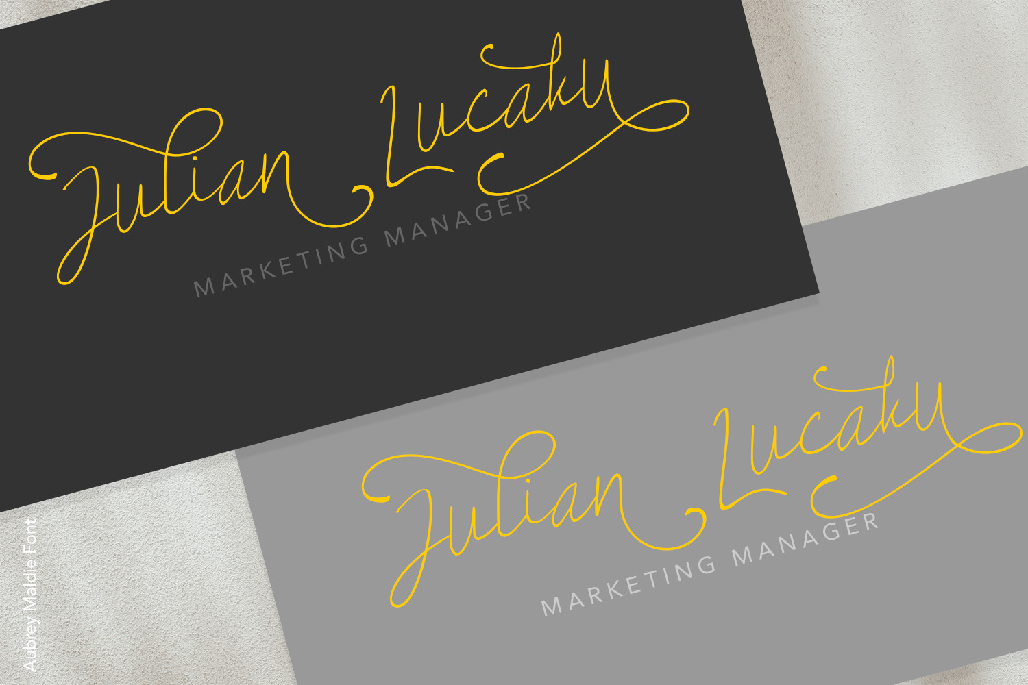 Aubrey Maldie Font Aubrey Maldie Font