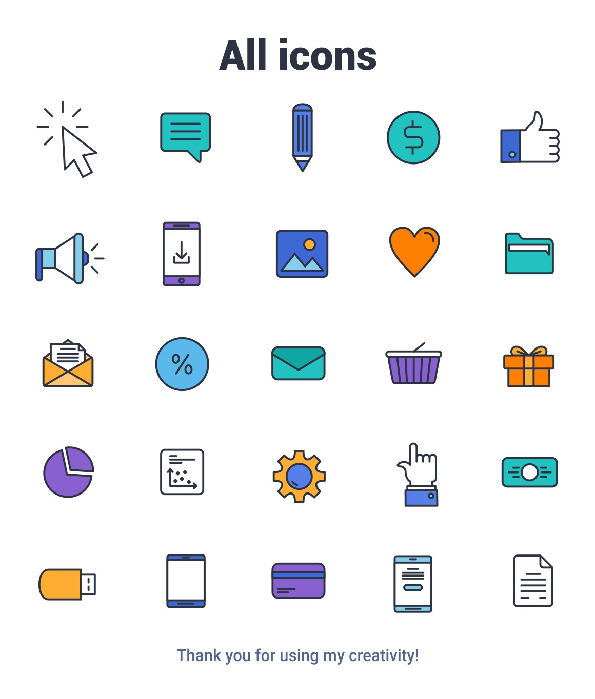 Marketing icons Marketing icons