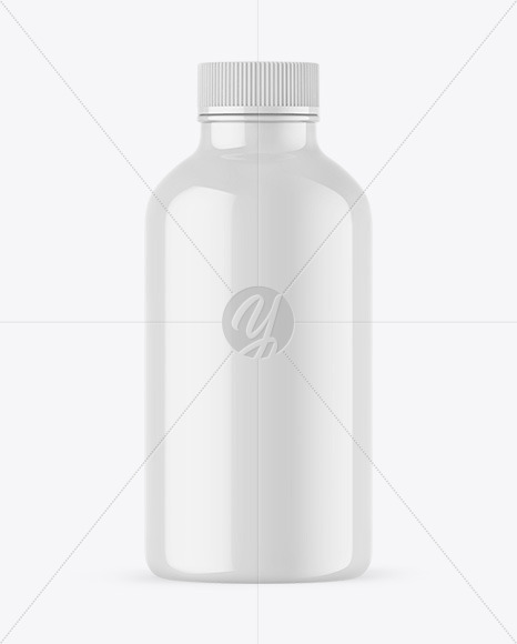 Glossy Essential Oil Bottle Mockup
