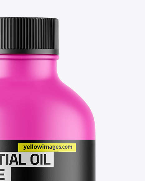 Matte Essential Oil Bottle Mockup
