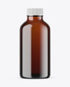 Amber Glass Essential Oil Bottle Mockup