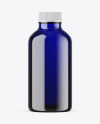 Blue Glass Essential Oil Bottle Mockup