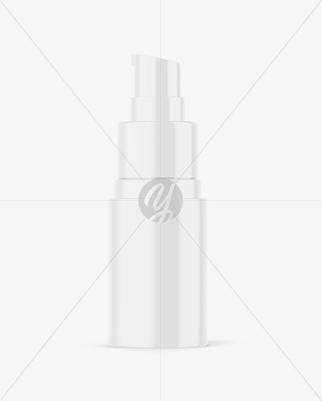 Glossy Airless Bottle Mockup