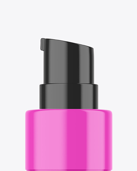 Glossy Airless Bottle Mockup