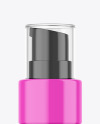 Glossy Airless Bottle Mockup