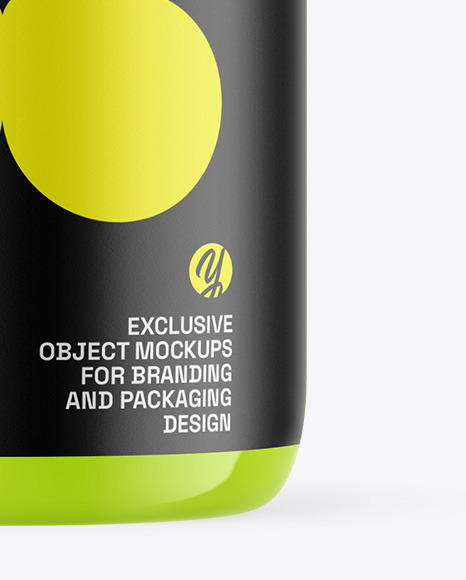 Glossy Essential Oil Bottle Mockup