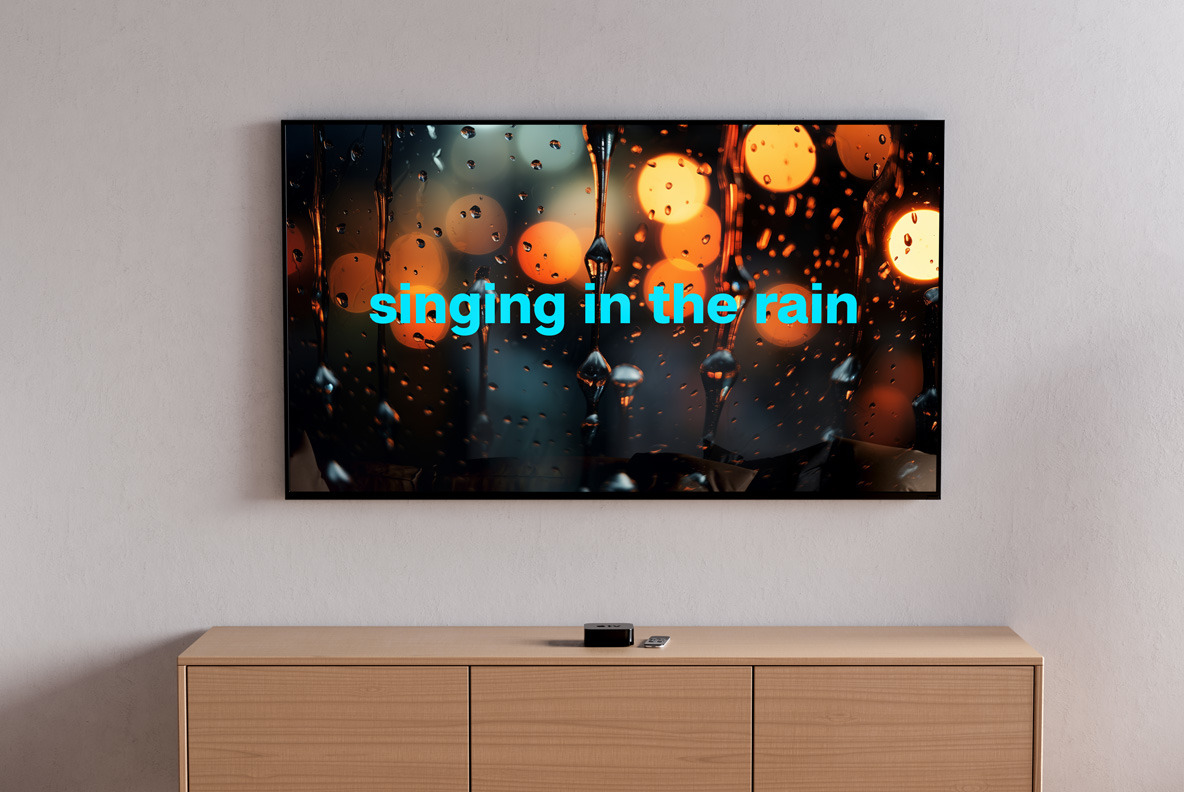 Lights in the rain Lights in the rain