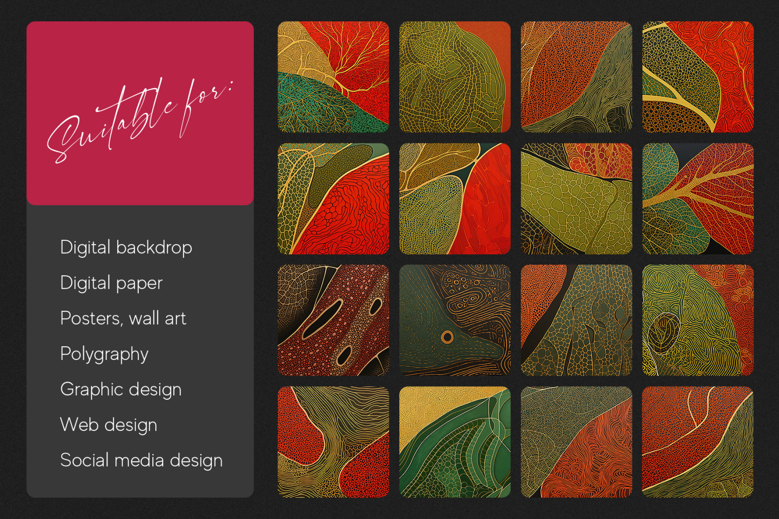 Art Backgrounds Organic Texture Pack