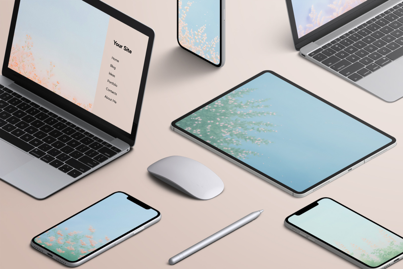 Floral Pastel Dreams Texture Pack