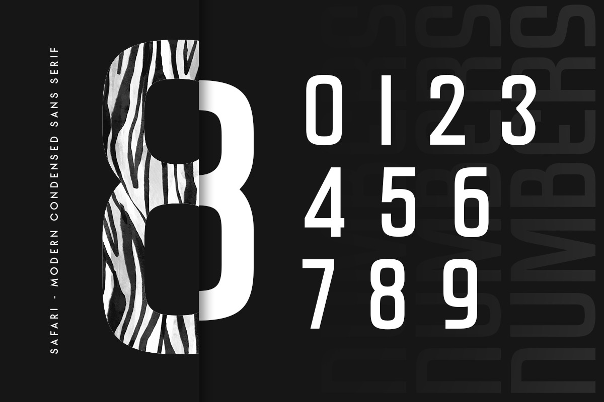 Safari - Modern Condended Sans Serif Safari - Modern Condended Sans Serif