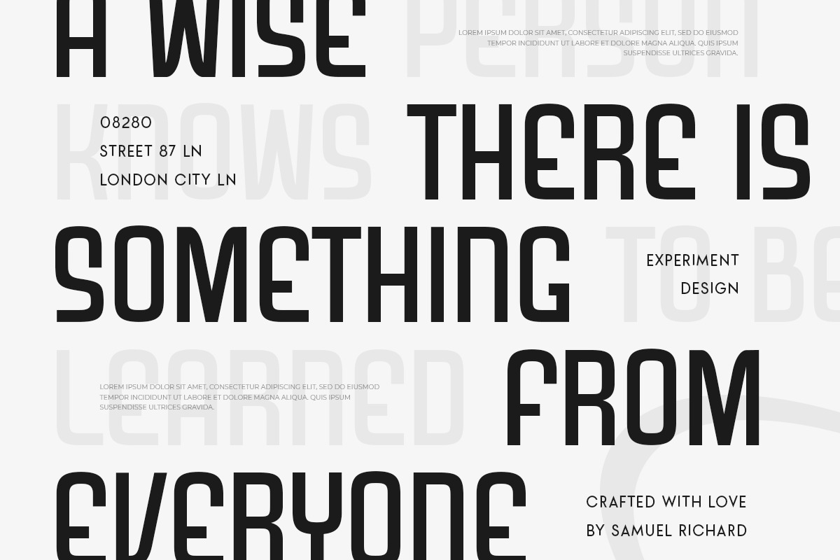 Safari - Modern Condended Sans Serif Safari - Modern Condended Sans Serif