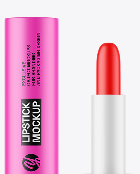 Matte Lipstick Mockup