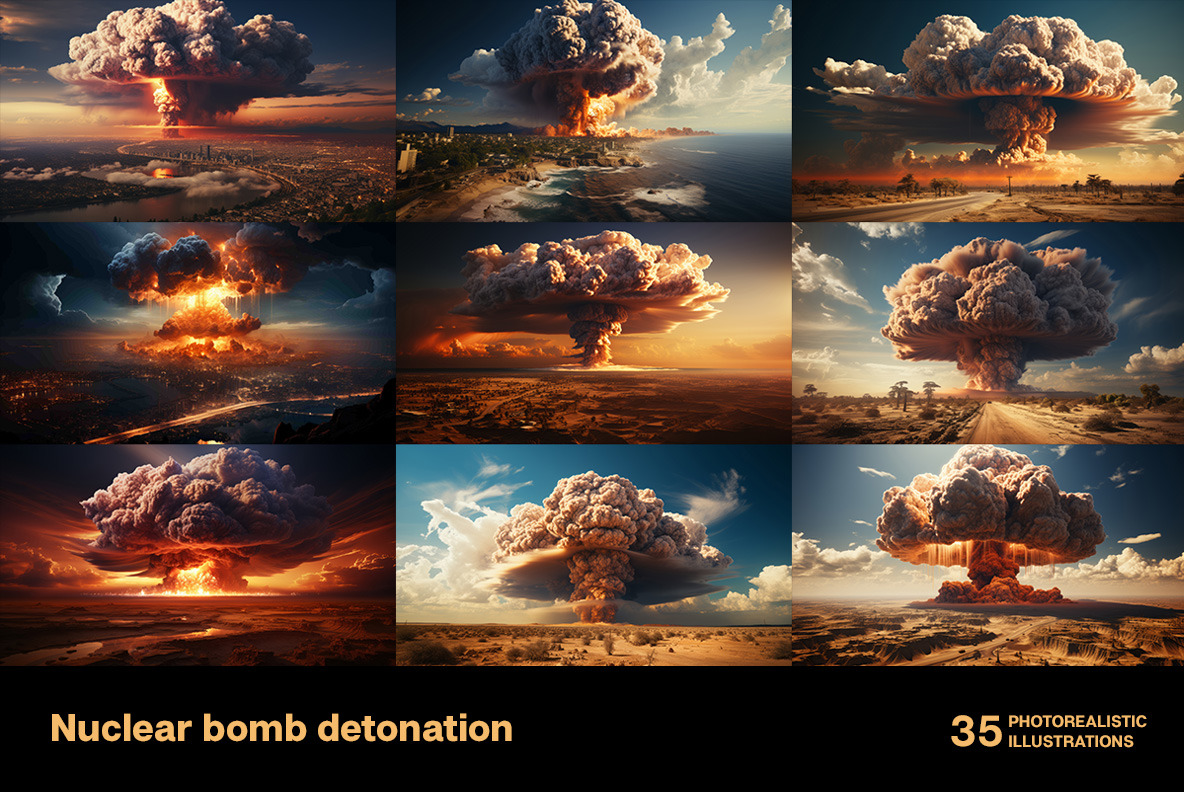 Nuclear bomb detonation