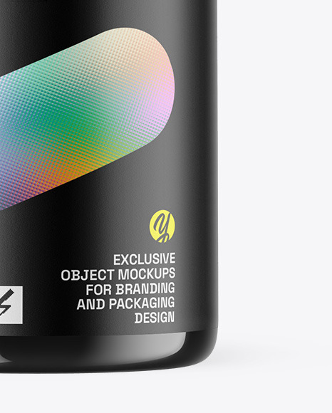 Dark Amber Glass Essential Oil Bottle Mockup