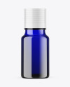 Blue Glass Essential Oil Bottle Mockup