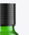 Green Glass Essential Oil Bottle Mockup