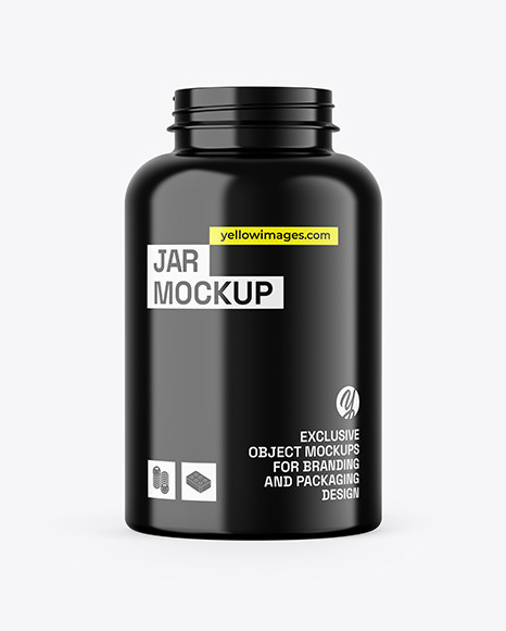 Glossy Jar Mockup