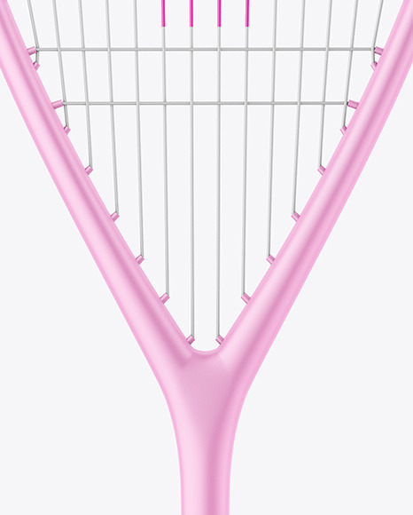 Matte Squash Racket & Balls Mockup