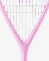 Matte Squash Racket & Balls Mockup
