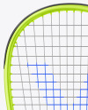 Matte Metallic Squash Racket & Balls Mockup