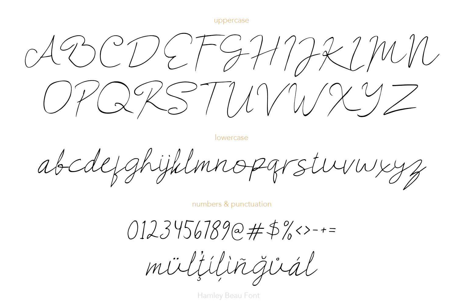 Hamley Beau Font Hamley Beau Font