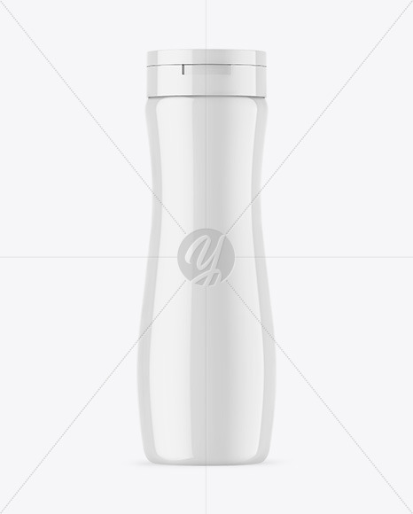 Glossy Cosmetic Bottle Mockup