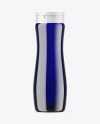 Blue Cosmetic Bottle Mockup