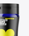 Blue Cosmetic Bottle Mockup