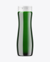 Green Cosmetic Bottle Mockup